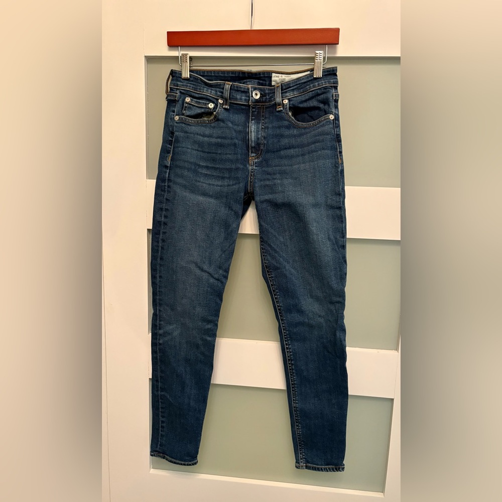 Rag and Bone Cate Mid Rise Skinny Ankle Jeans size 28